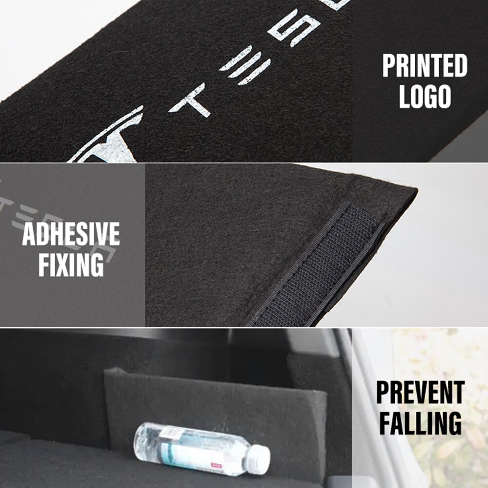 Model Y Kofferbak Boot Baffle Voor Tesla Model Y Accessoires Kofferbak Partitie Onderdelen Auto Staart Doos Opslag Baffle Model drie