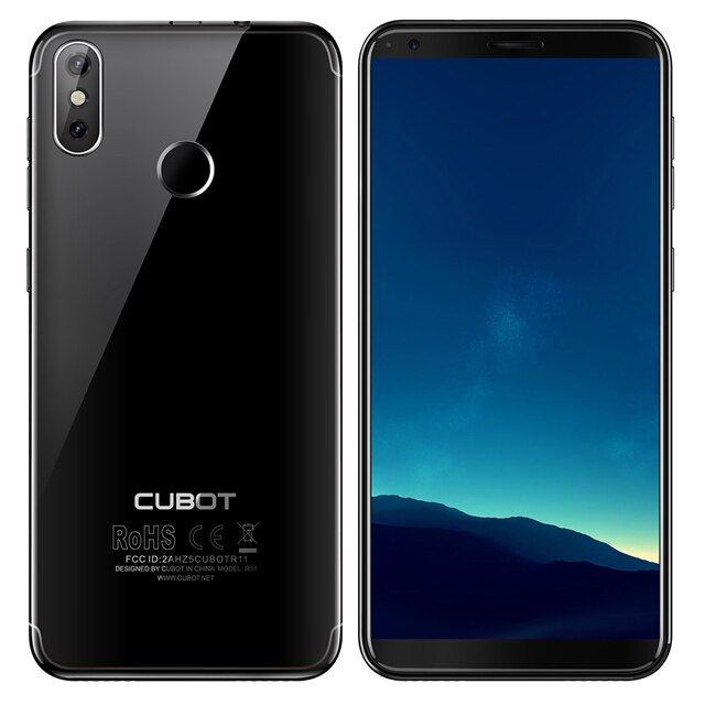 Originele Cubot back rear camera lens glas voor Cubot R11 Android 8.1 18:9 2GB 16GB MT6580 Quad Core vingerafdruk