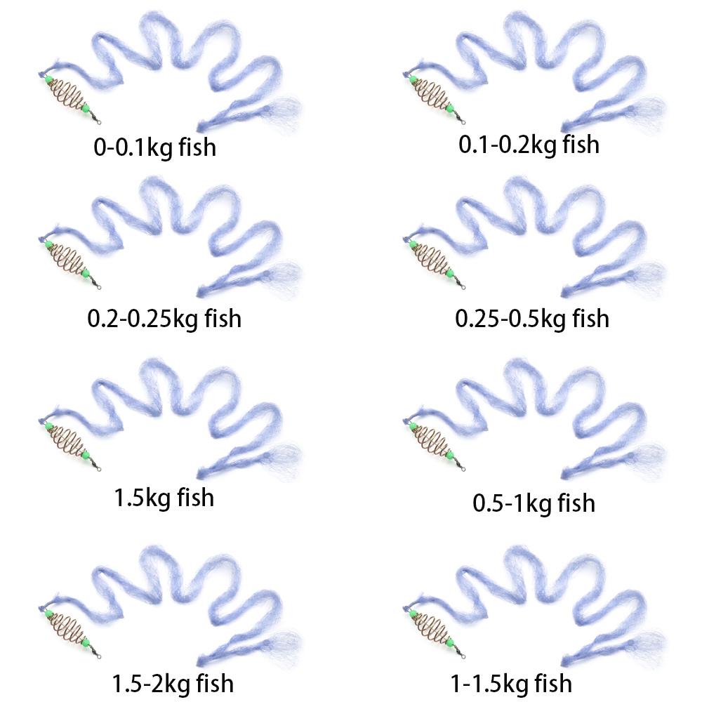 Thread Net Fishing Net High-carbon Steel Luminous Bead Cast Gill Nets Blue Green Copper Shoal Netting Fish