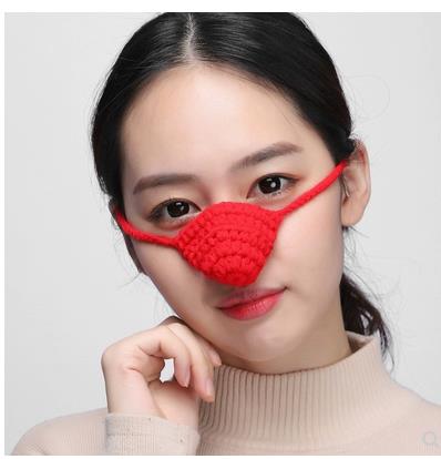 Persoonlijkheid wol beschermende masker neus warm warm ademende mannen en vrouwen slaap slaap met beschermende maskers