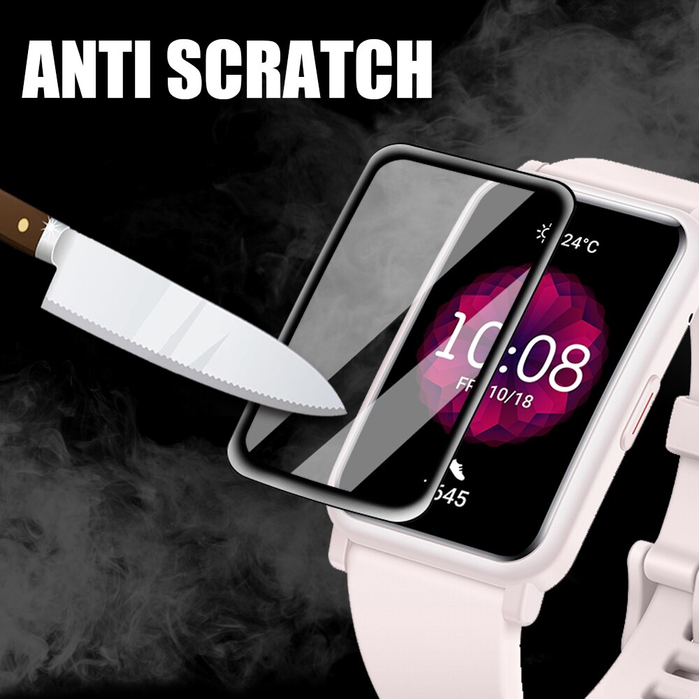 Full Coverage 99D Screen Protector For Huawei Honor Watch ES Curved Soft Protective Film ( Not Tempered Glass )