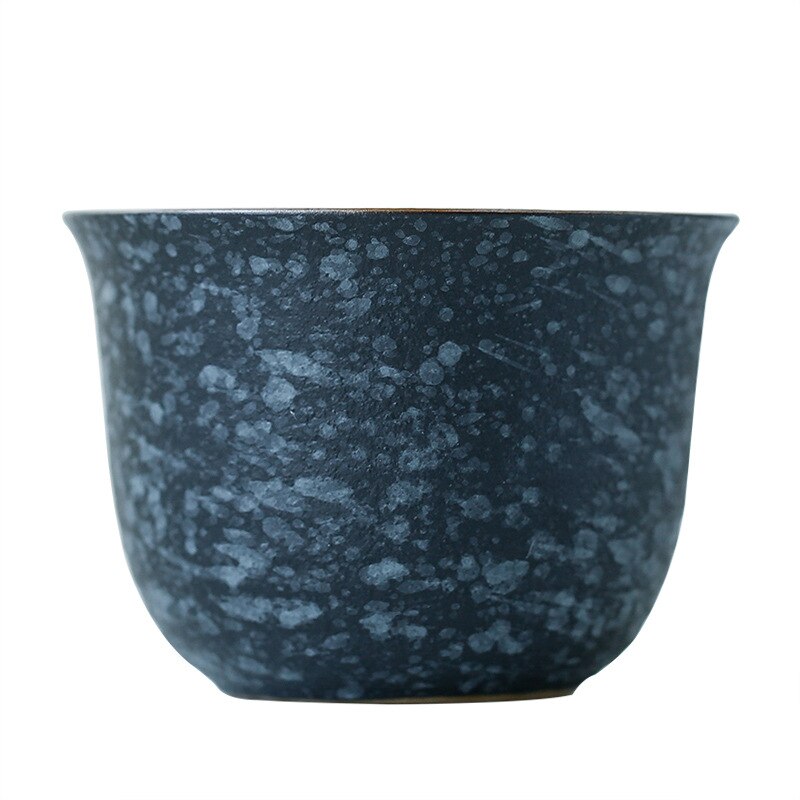 Grov keramik kopper i japansk stil keramiske kung fu kopper duftende kop tekop håndlavet retro ovn bagt keramisk tekopper