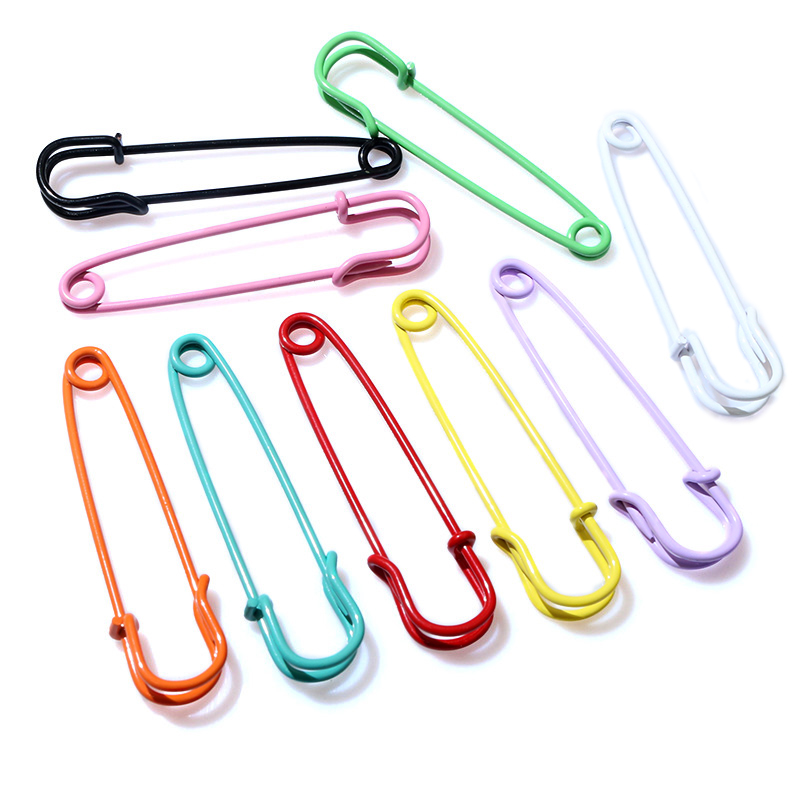 10 pzas, alfileres de seguridad de 50x13mm, broche de Metal, alfileres de costura para ropa, pines de costura para etiquetas, manualidades, accesorios para hacer joyas