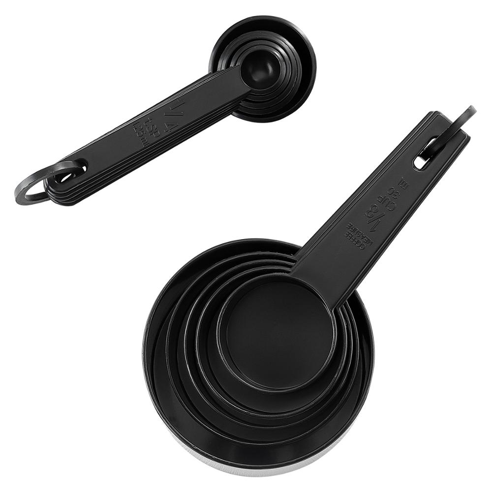 Seacreating Measuring Cups and Spoons Set of 10 Pieces Nesting Measure Cups for Dry and Liquid Ingredient Baking Accessories