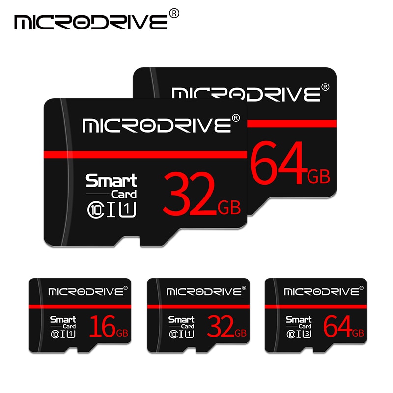Micro SDHC geheugenkaart class 10 inclusief SD adapter - 16GB