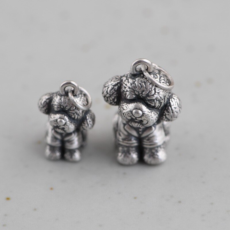 Kleine Hond Hangers Zilveren Sieraden Mode Hangers Voor Vrouwen Sieraden 925 Sterling Zilver Voor Vrouwen 925 Zilver Originele