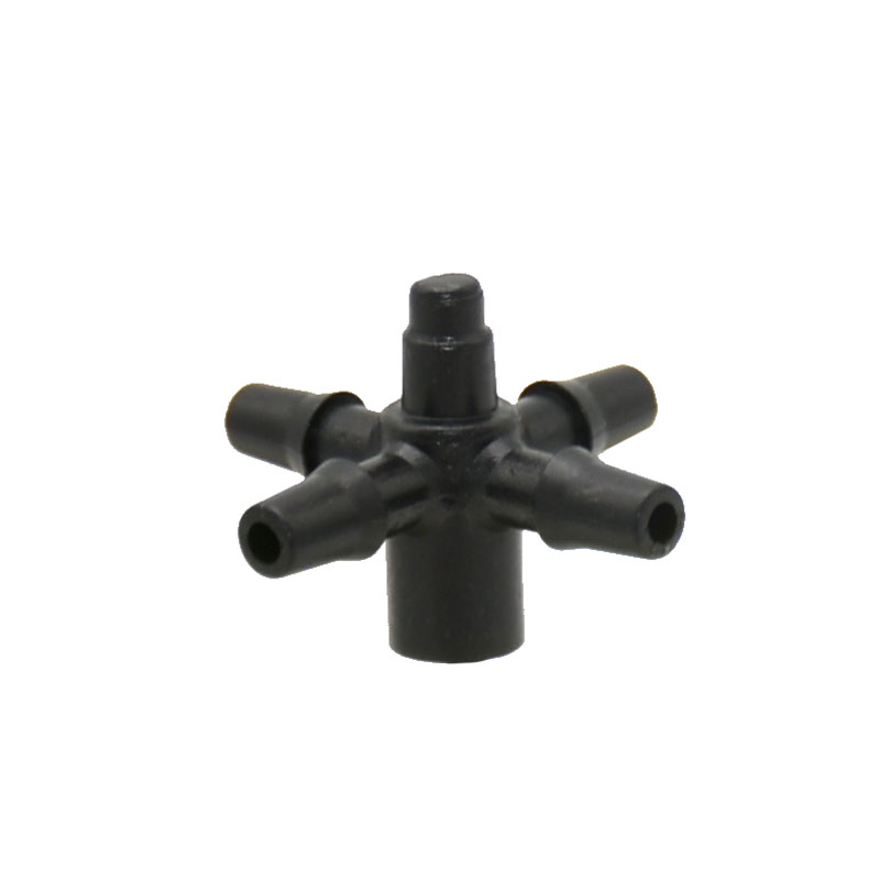 1/8 &quot; 4- -veis pil dråpeteller vann splitter kryss 2- veis kobling 3/5 slange drypp pil system adapter 25 stk.: 4 x- veis