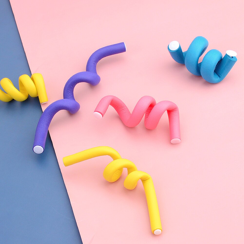 Bâtonnets à friser flexibles et simples, 10 pièces, sans chaleur ni électricité, pour boucler les cheveux, en mousse souple, à la , à faire soi-même