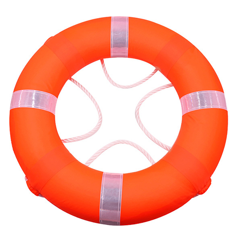 Life Buoy Adult Water Rescue Marine Solid Foam Life Buoy Ring Anti Drowning Boya Salvavidas Boat Accessories DK50LB