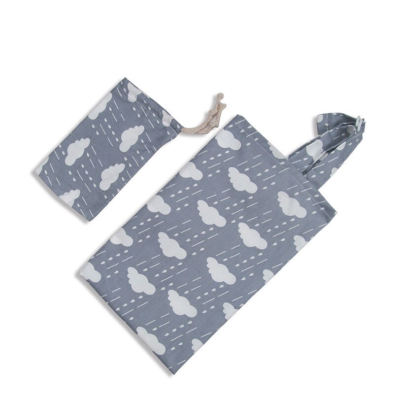 Cotton Breastfeeding Cover Feeding Baby Nursing Apron Women Mum Shawl Clothes Blanket Cloth Mommy Apron Baby Carseat Cover: Cloud