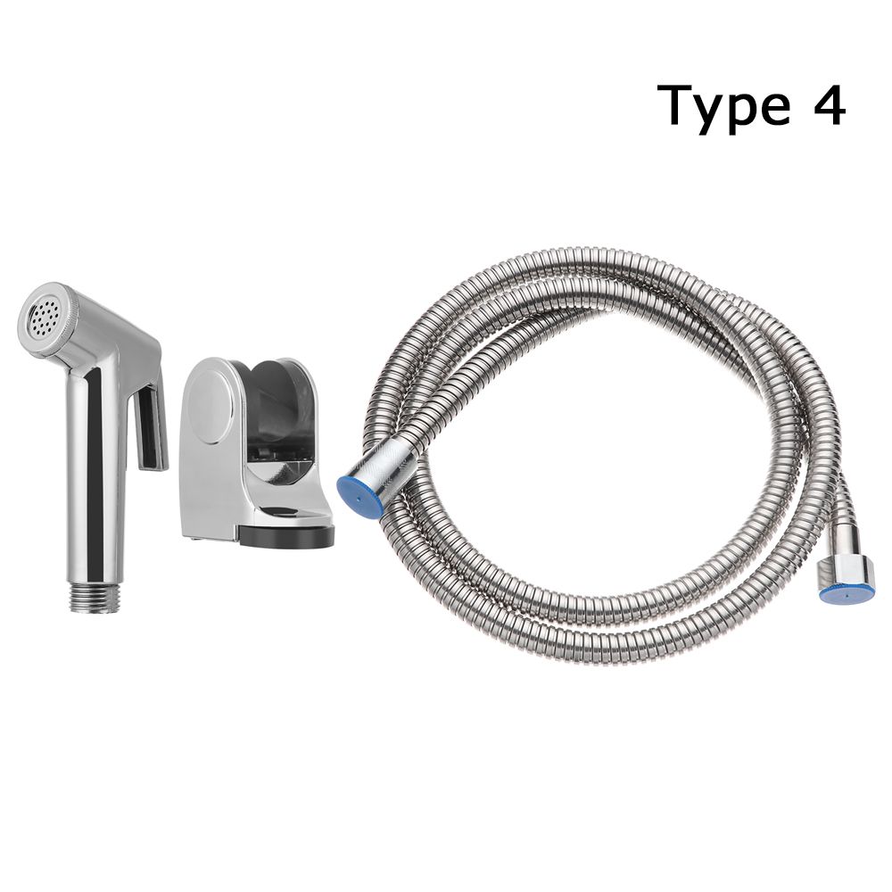 Roestvrij Staal Badkamer Zelfreinigende Handspuit Bidet Douche Bidet Sproeier Hand Bidet Kraan Douchekop: 4