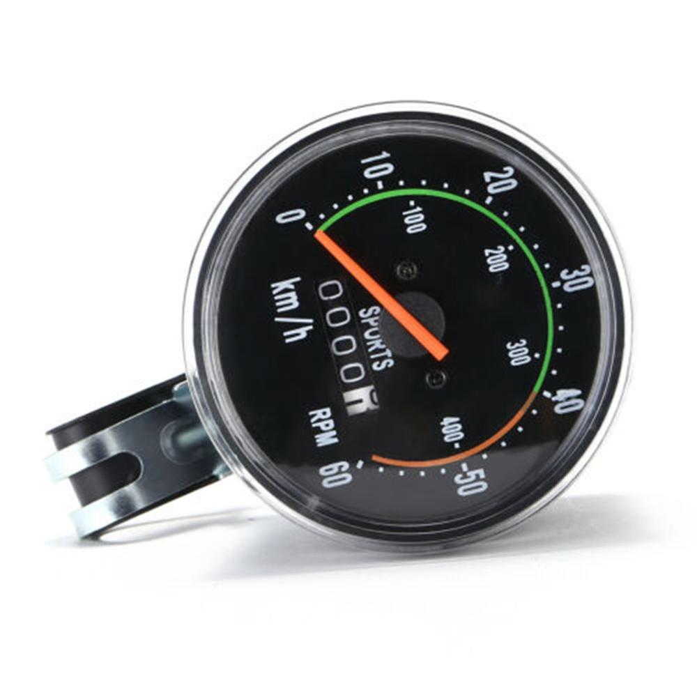 Vintage Style Bicycle Bike Speedometer Analog Mechanical Odometer With Hardware General for Bicycles Machine