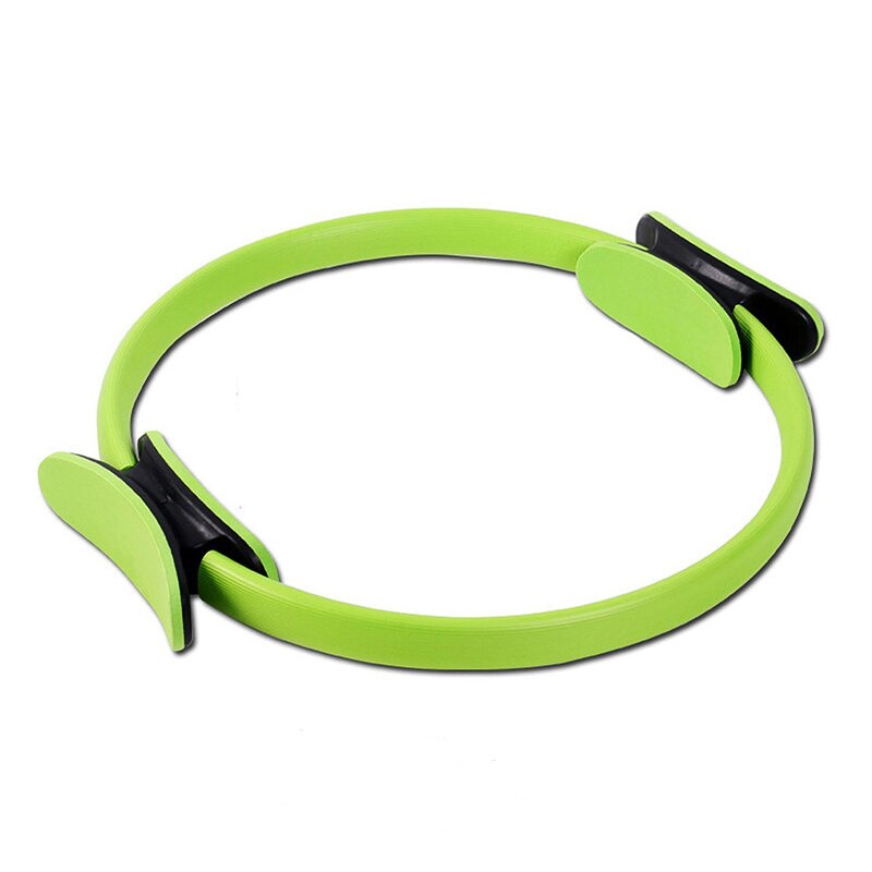 Pilates ring premium power resistance volledige gewichtsverlies body toning oefening fitness magische cirkel met dubbele handgrepen: Goud