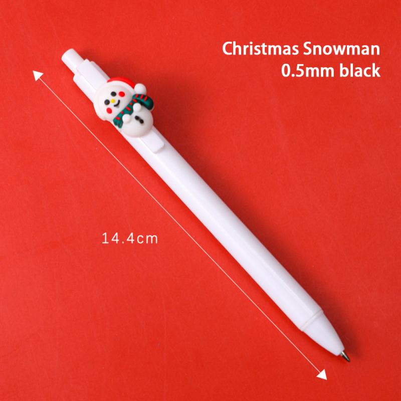 Christmas Gel Pen Neutral Pen Stationery Students Pen Black Pen School Supplies Christmas Ornaments For Home Navidad: 06