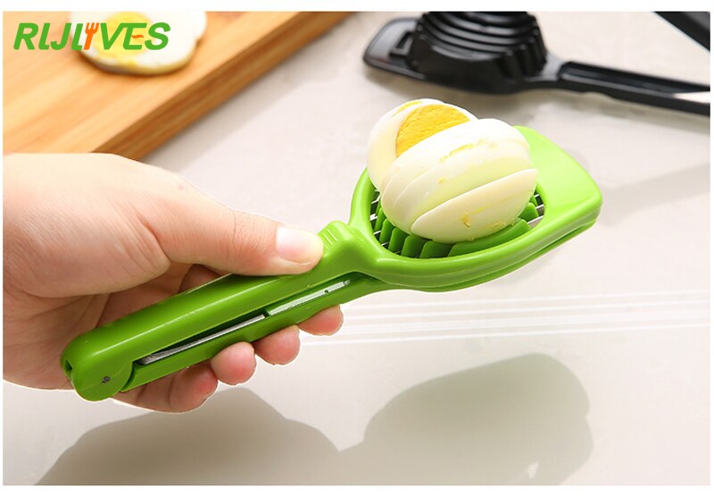 RLJVLIES-cortador para cortar huevos en secciones, cortador de tomates, setas, herramienta de cocina multifunción, accesorios para el hogar
