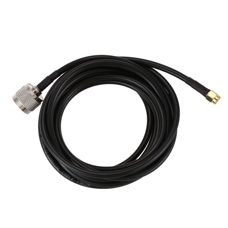 ! Cable Pigtail RG58 para antena wifi, conector macho a RP-SMA, hembra, 3m/10 pies, color dorado