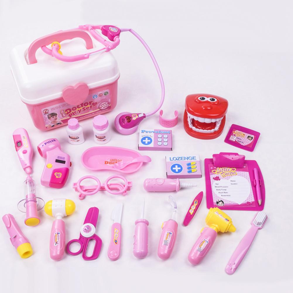 Play Pretend Doctor Nurse Toy Kit Dentist Playset for 3 Years Old Boys Girls