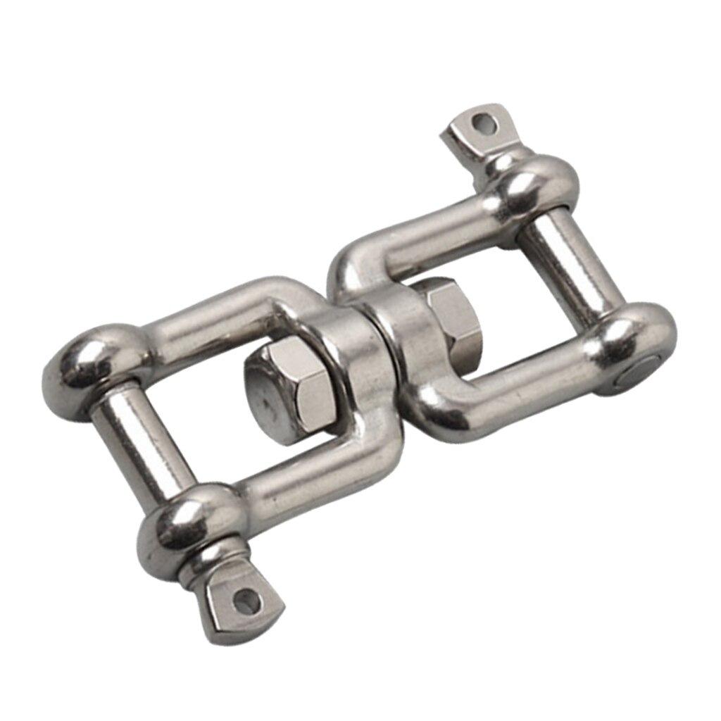 Boat Jaw Anchor Chain Swivel Connector Shackle - 316 Stainless Steel - 8mm/10mm/12mm: 12mm