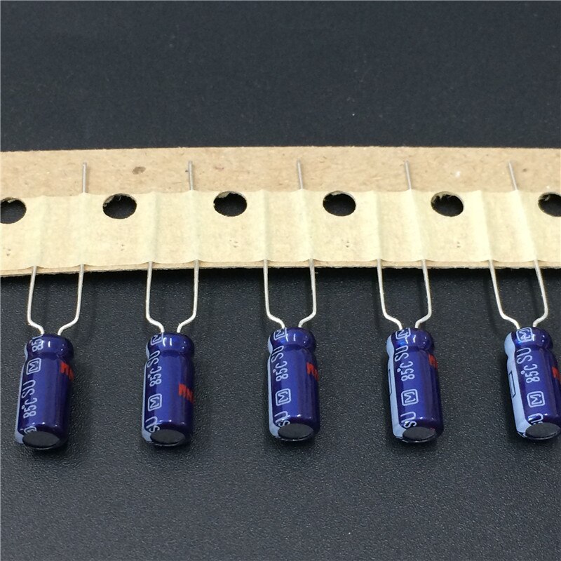 10 Uds 33uF 25V SU serie 5x11mm de 25V33uF condensador electrolítico de aluminio