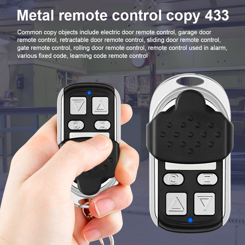 garage door remote control 433MHZ Metal Copy Came Remote Control for Garage Car Home Gate Sliding Door