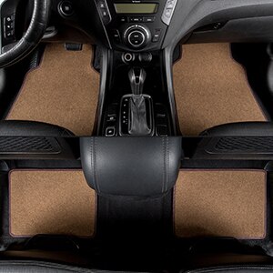 Kalaisike universal bil gulvmåtte til haval alle modeller  h3 h4 h1 h2 h6 h7 h5 h8 h9 m6 h2s h6 coupe bil styling biltilbehør: Brun