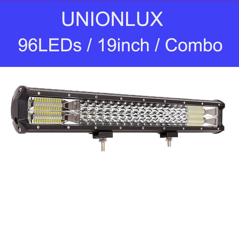 Off Road 20inch LED Work Light Bar Combo 288W LED Bar Fog Driving Lamp for Truck SUV ATV 4x4 4WD 12v Bull Bar with Wiring: 288W light bar