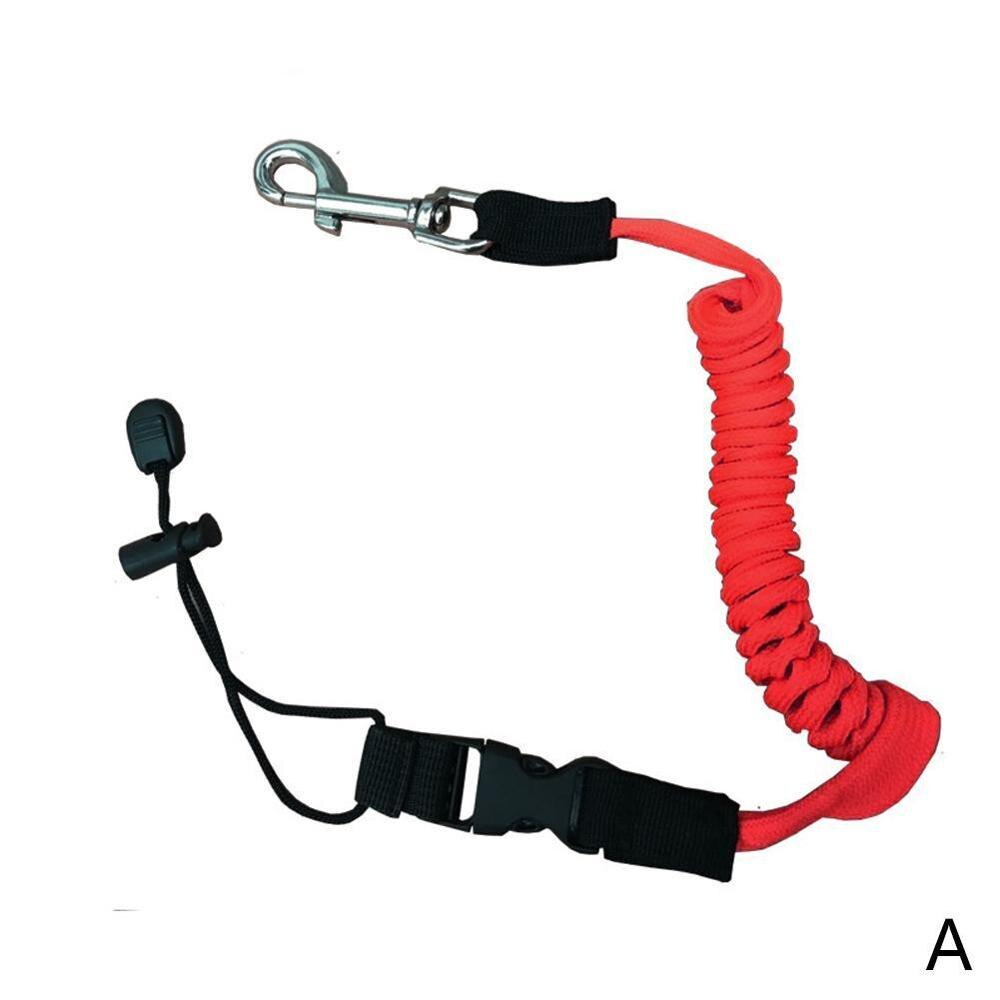 Paddle Leash Sicherheitsleine Für Kajak Und SUP - Elastische Leine Mit Karabiner