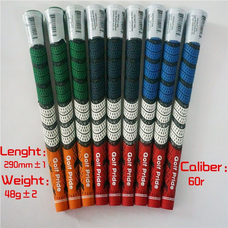 Golf Grips Patriot Grips Universele Rubber Golf Clubs Driver Woods Irons Wiggen Grips 3 Kleuren 10 Stks/partij