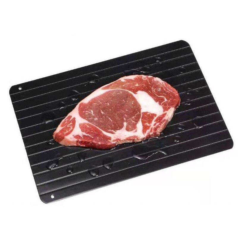 1 sztuk szybka rozmrażanie taca szybka rozmrażanie robić mrożonego mięsa ryby morze żywności szybkie rozmrażanie płyta taca przyrząd kuchenny narzędzie Dropshipping