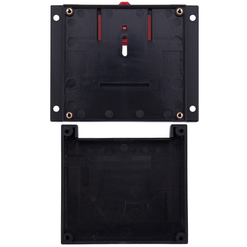 2 Pcs Enclosures For Electronics Electronics Project Enclosure Din Rail Junction Housing Case-Black &amp; White