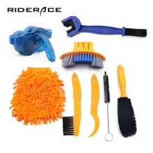 Bike Chain Cleaner Bicycle Clean Machine Brushes Road Cycling Cleaning Brush Kit Maintenance Tools Set For Outdoor Mountain MTB