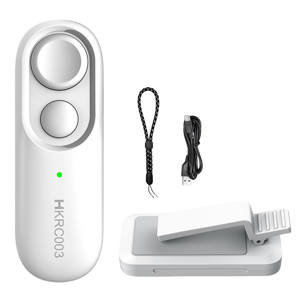RF Remote Control Page Turner Page Turner Clicker Taking Photo Camera Video Recording Remote Trigger for Kindle Accessories: Yellow