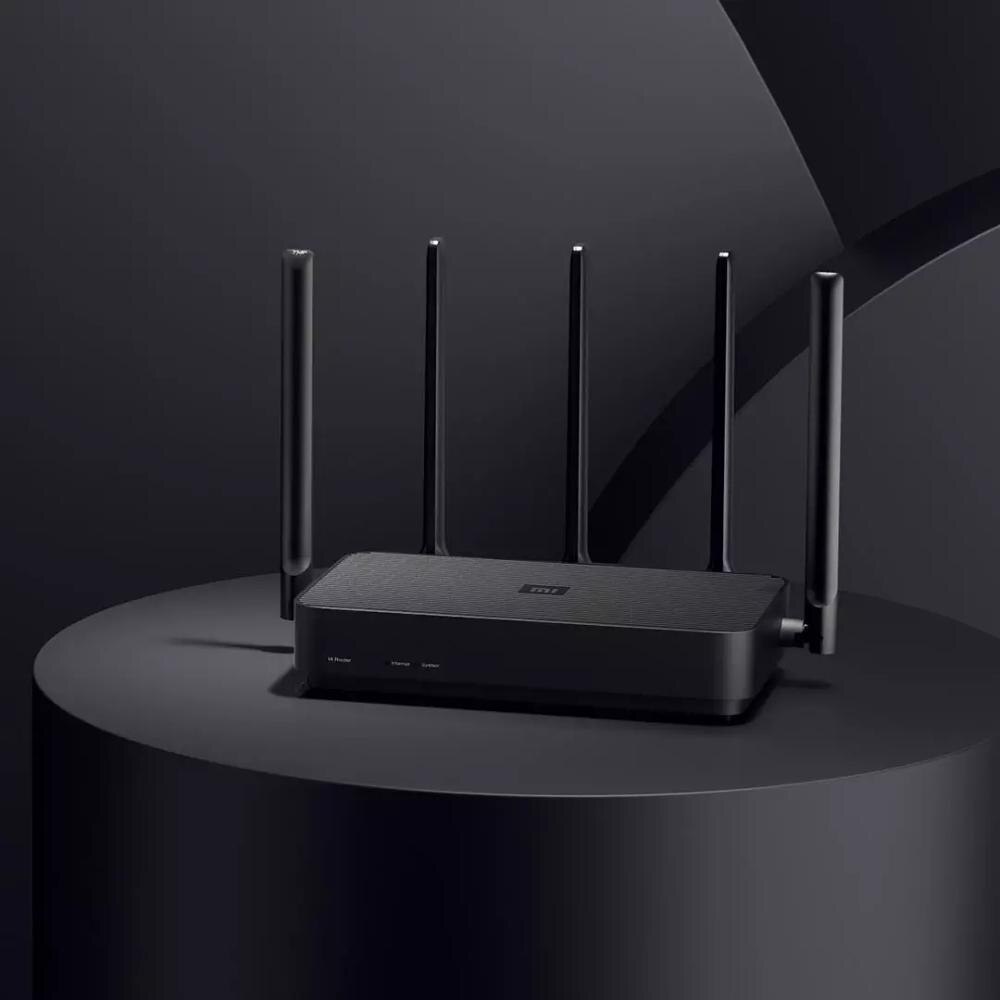 Xiaomi router 4 pro 128mb routeur gigabit 2.4g ghz double 5.0 2033 mbps sans fil avec 5 antennes à gain élevé plus larges