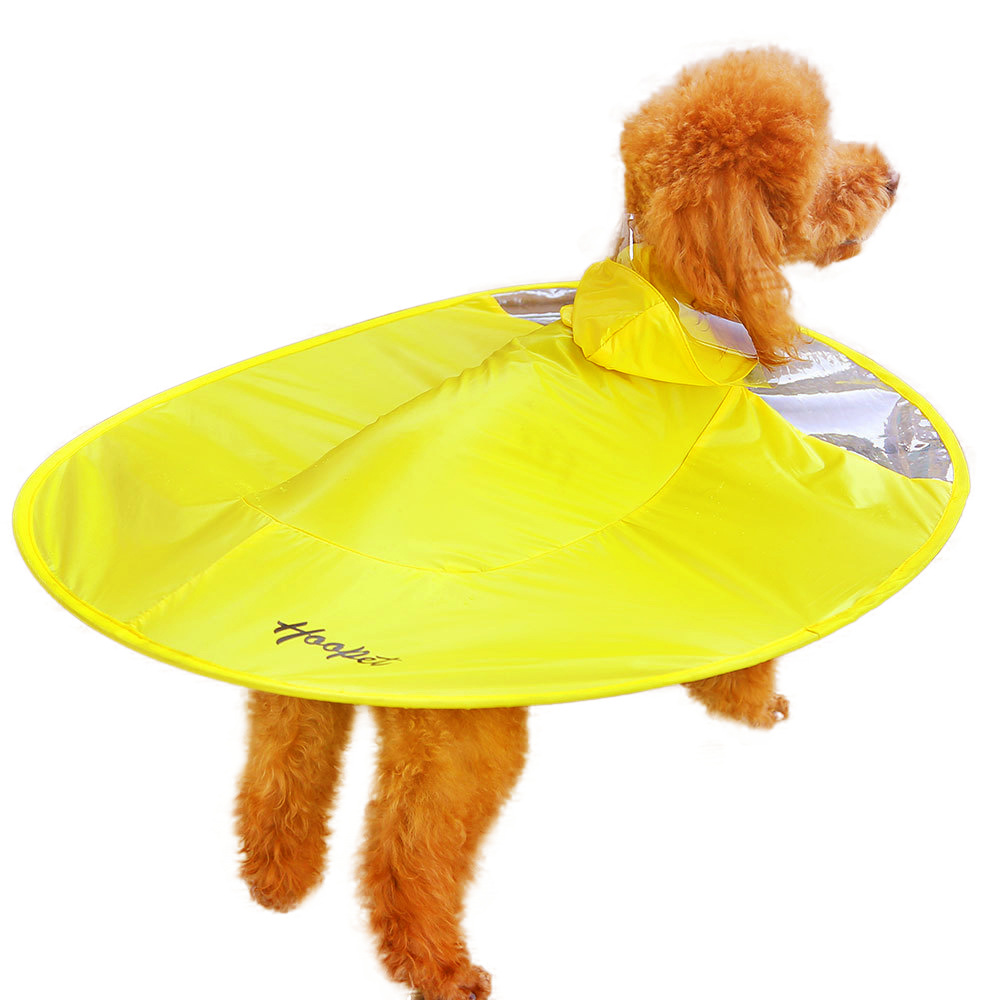 Hund Regenmantel Interessant Regenschirm Mantel Regenmantel für Hunde Nette Wasserdichte Regenmantel für Kleine Mittelgroße Hunde Transparente Haustier Mantel