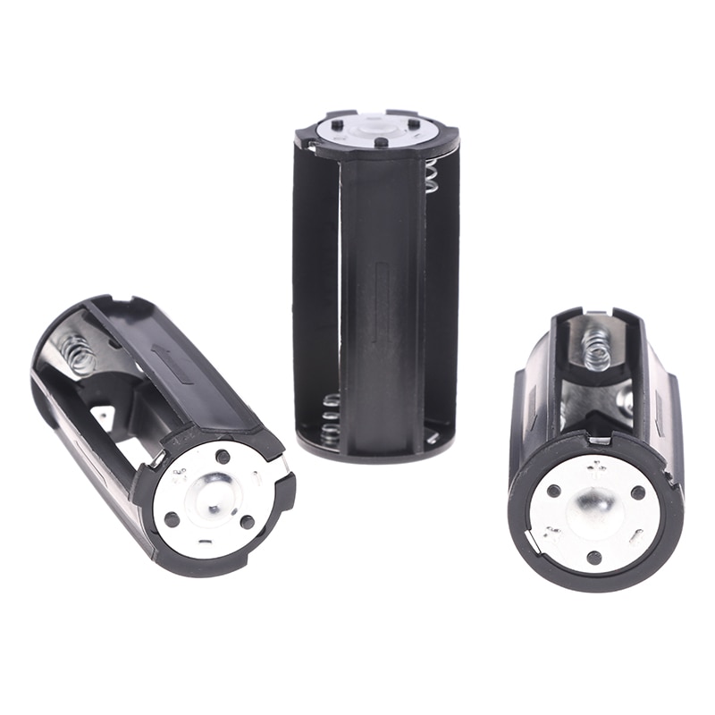 3Pcs 3x Aa Naar D Aa Batterij Adapter Converter Holder Case Box