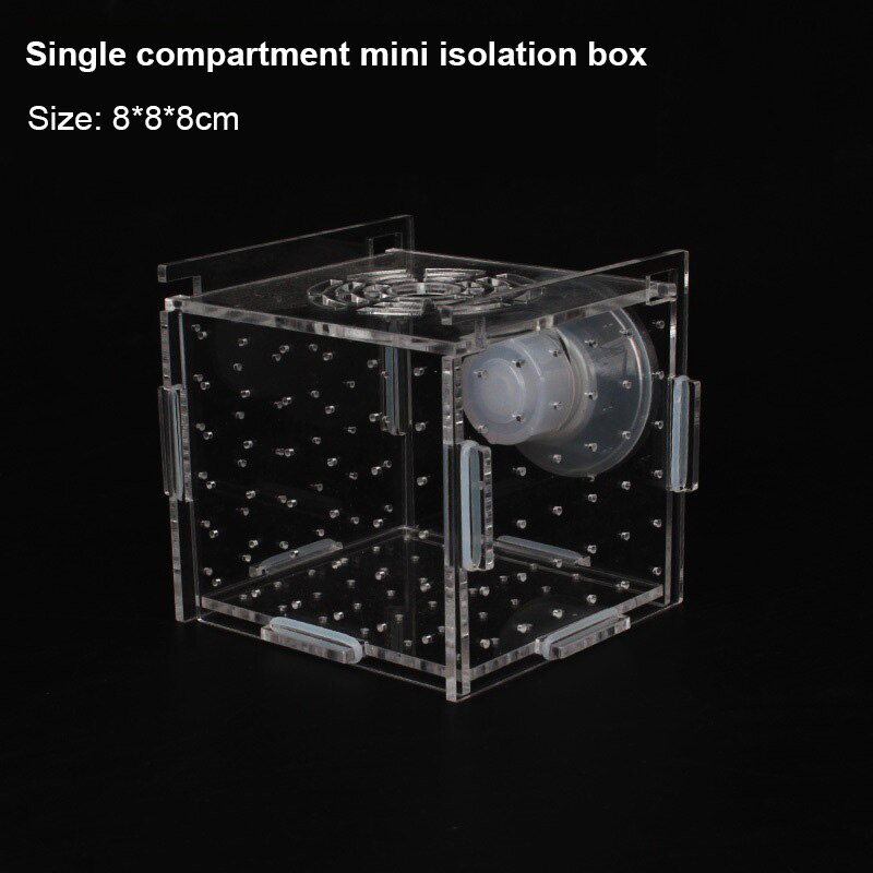Fish Tank Transparent Aquarium Small Fry Incubator Breeding Box Production Box Single And Double Multi-grid Isolation Box