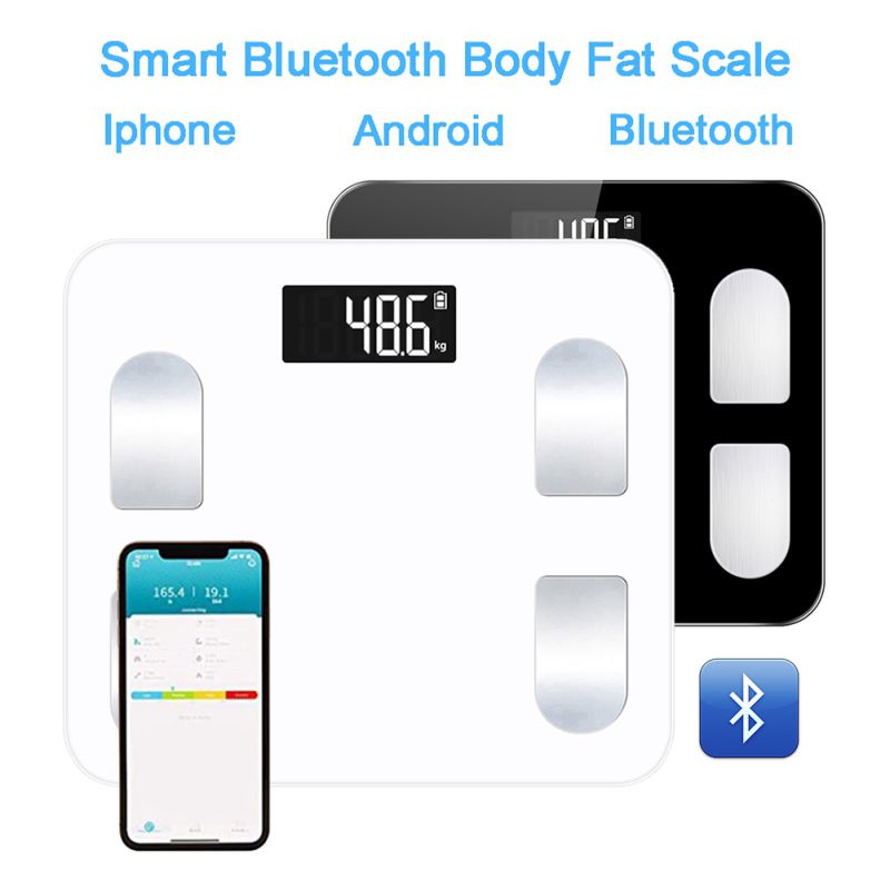 Bluetooth Body Fat Scale Smart Electronic Weighing Scale Household Adult Precision Human Body Weighing Fat Measurement