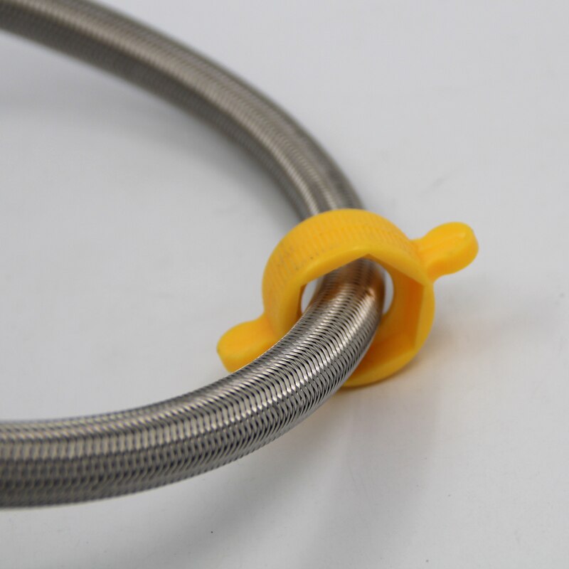 Manguera trenzada de acero inoxidable para inodoro, grifo, calentador, accesorios de fontanería, 60cm, 80cm, 100cm, 1 ud.
