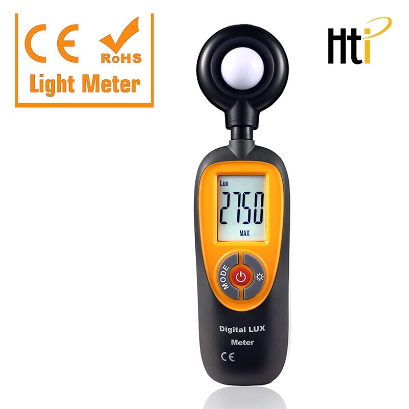 Instrument Light Meter, Digital Handheld Foot Candle Meter with LCD Display,Actionometer Illuminance Measuring Range 0.1-200,000