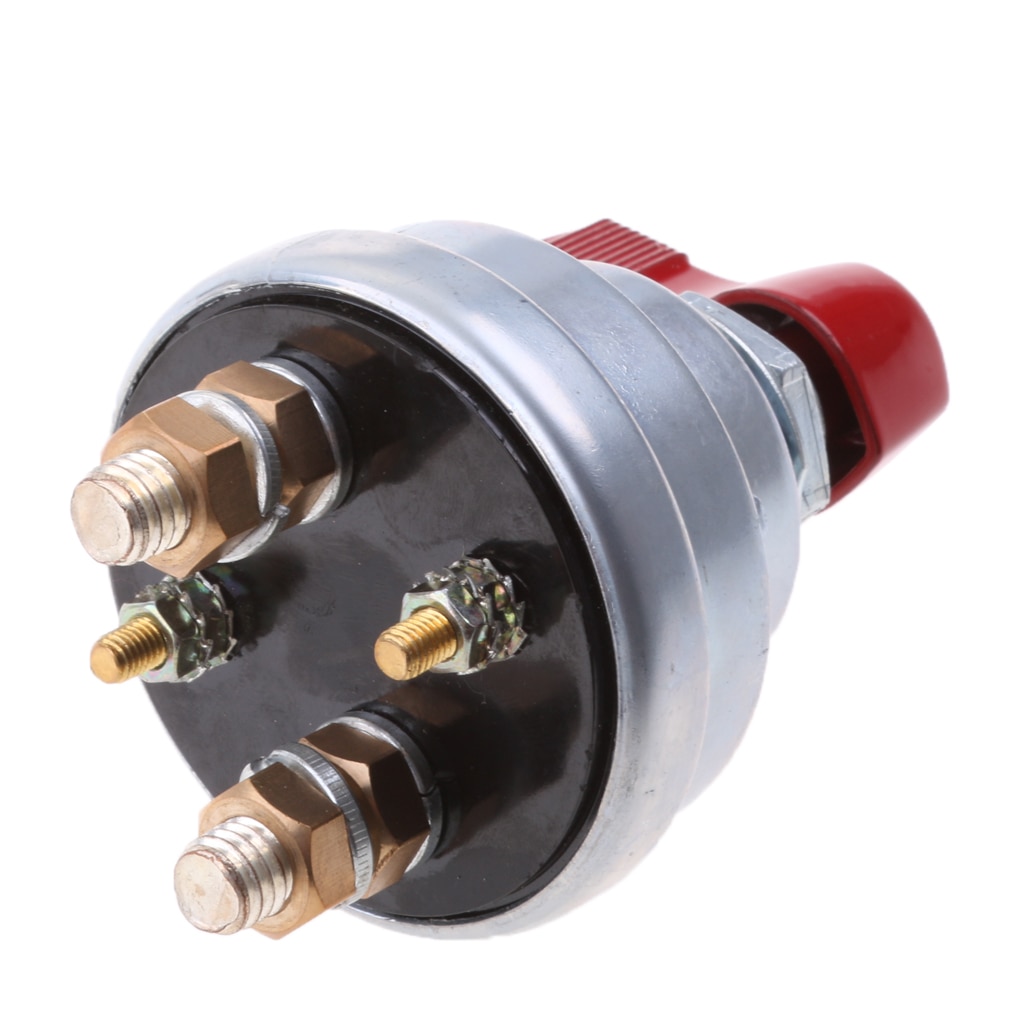 Master Car Battery Disconnect Switch 4 Post DPST Kill Cut Off ON-OFF