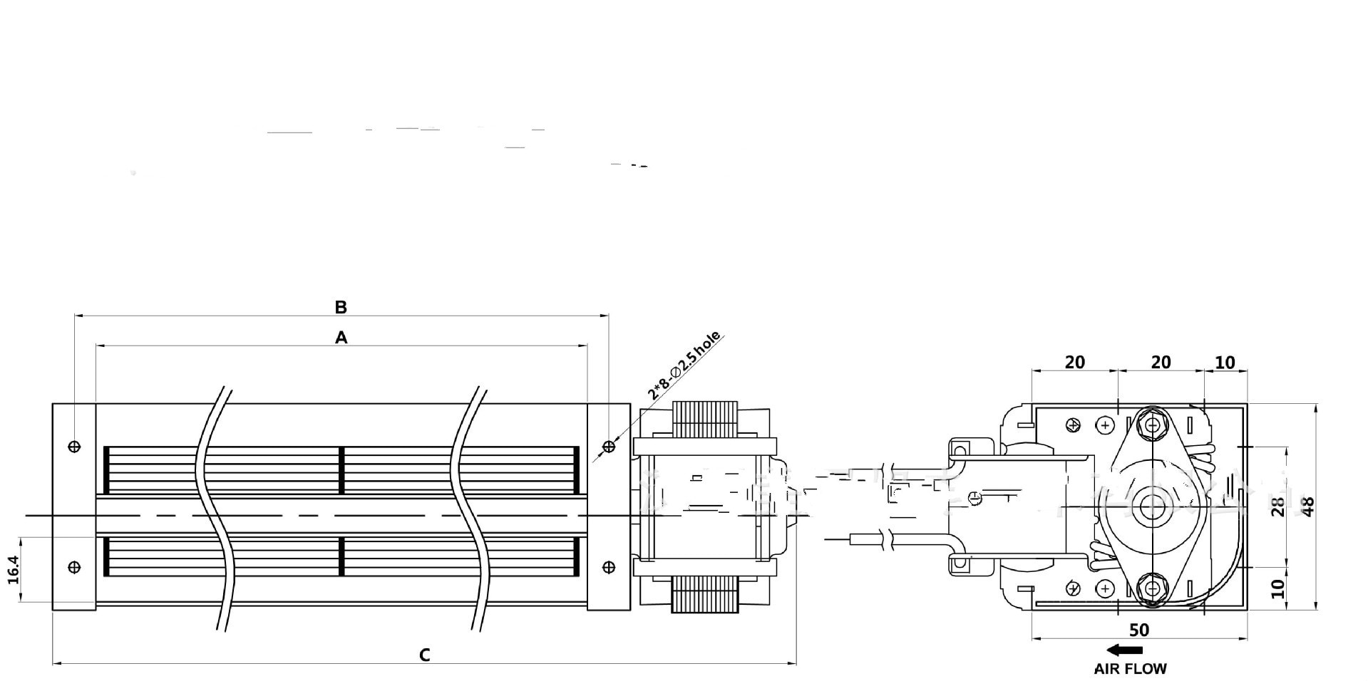 Hoge Luchtstroom Crossflow Ventilatie crossflow ve... – Grandado