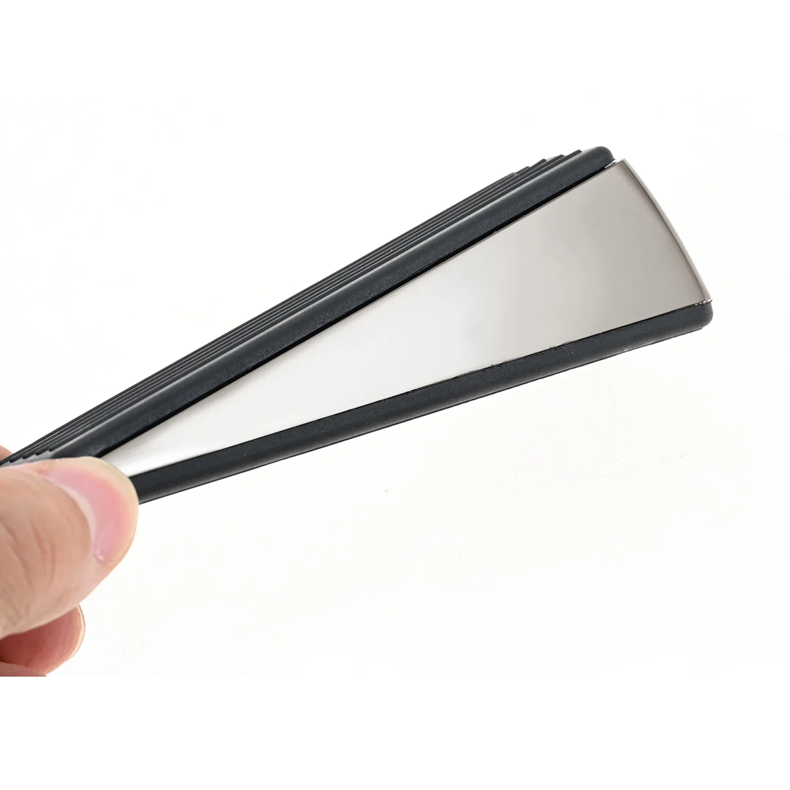 1Pc Wedge Shaped Door Stopper Zinc Alloy Rubber Punch-free Door Buffers Kids Safe Floor Gate Door Stop for Home Office Hospital