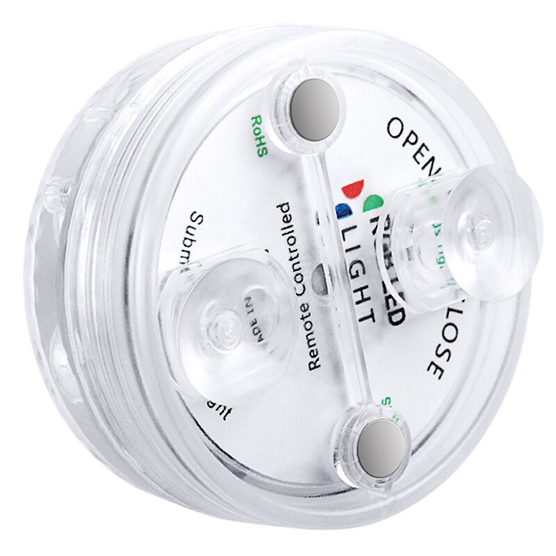 13 Led Submersible Led Verlichting Onderwater Verlichting Kleur Veranderende Zwembad Verlichting IP68 Waterdicht Met Afstandsbediening Magneten Zuignappen: 1PCS