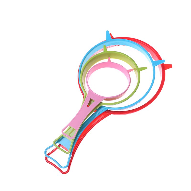 4pcs Plastic Kitchen Strainer Sieve Colander Set Four Sizes DIY Kitchen Tool