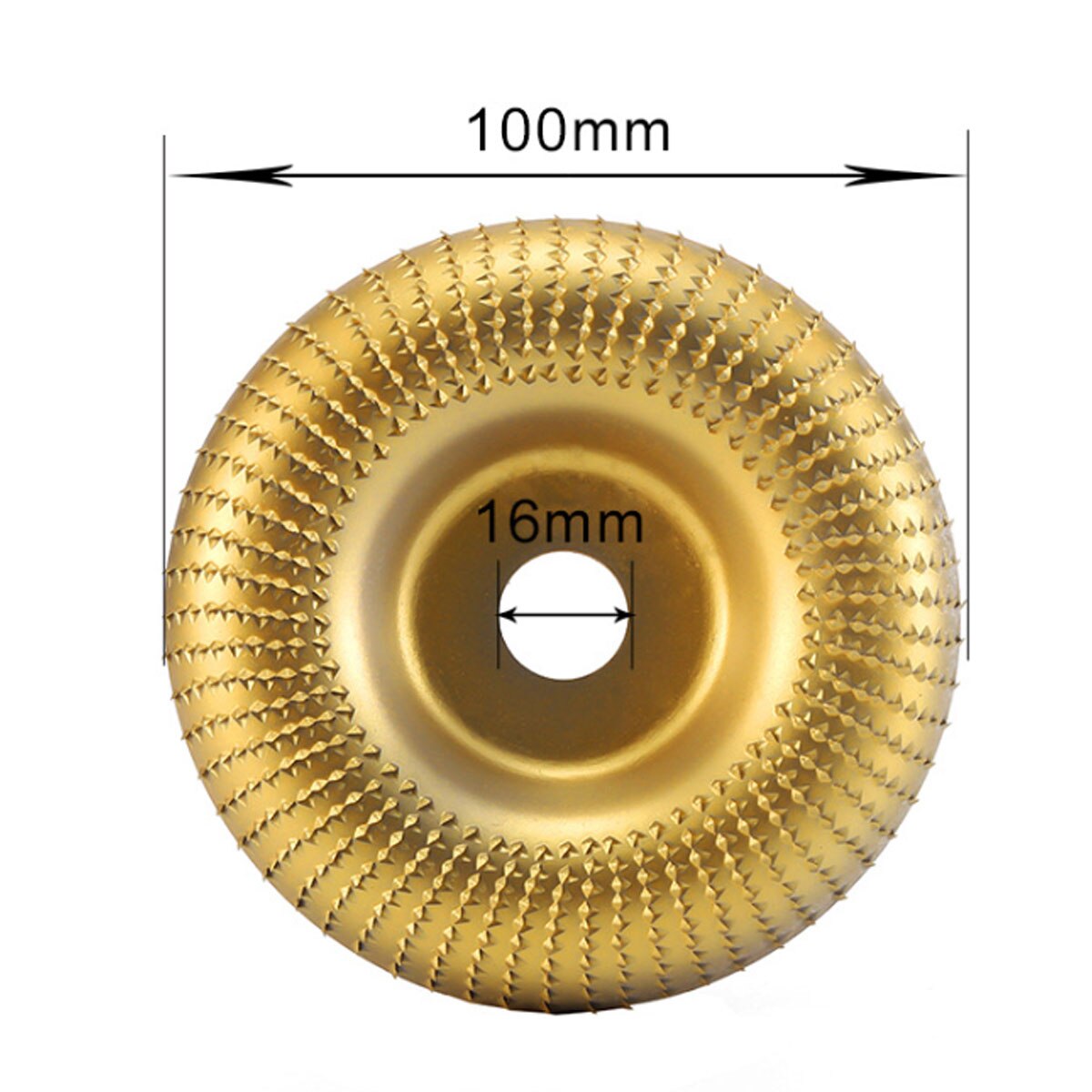 100 Mm Dia 4 "Flap Disc Slijpschijf Haakse Slijper Schurende Disc Schuren Carving Tool Metal Polijsten Houtwerk Multi gekleurde: Goud