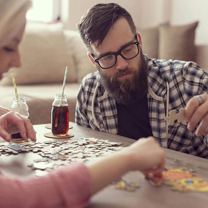 1000 Stuks Puzzel Met Foto Puzzel Mini Houten Vergadering Puzzel Speelgoed Voor Volwassenen Kinderen Educatieve Spelletjes Speelgoed