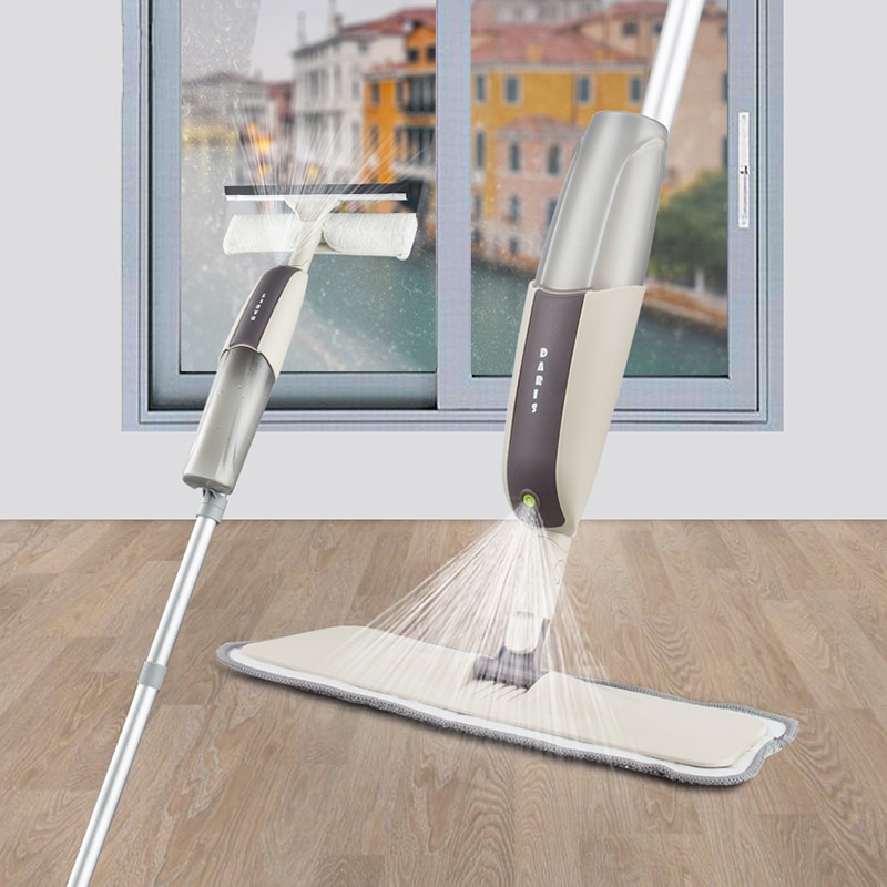 Magic Spray Mop Vloer Ramen Schoon Mop Met Lange Handvat Microfiber Doek keuken Badkamer Gewijd Cleaning Tools
