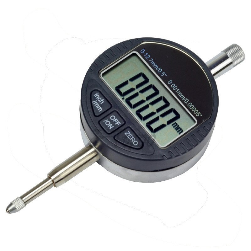 Digital urskiveindikator 0-12.7mm/0.5 '' 0.01 med mini magnetisk måleværktøj til basestandmåler