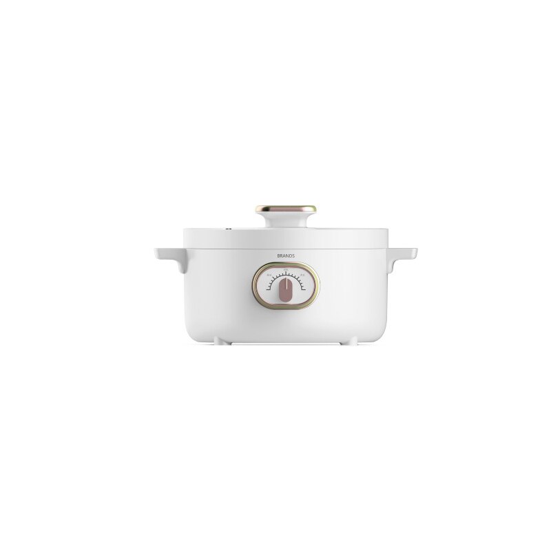 3L Electric Cooker Multifunction Pot 1000W Non Stick for Noodle Soup Pot: White(220V) / AU