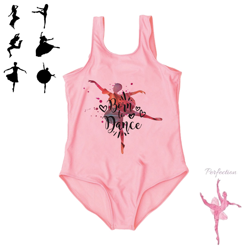 Vêtements de danse pour bébés filles, justaucorps de gymnastique pour enfants, vêtements de danse de Ballet, vêtements de plage: S4812-A030PK